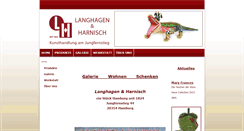 Desktop Screenshot of langhagen-harnisch.de