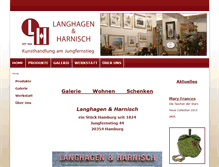Tablet Screenshot of langhagen-harnisch.de
